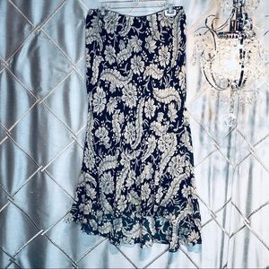 Ralph Lauren silk biased skirt, size 6